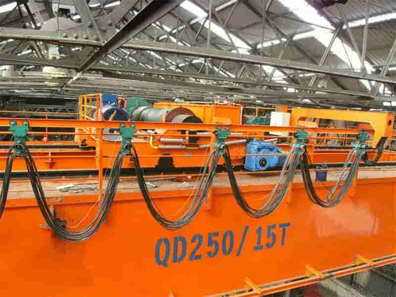 10 ton Double Girder Overhead Crane QD Model with Electric Trolley