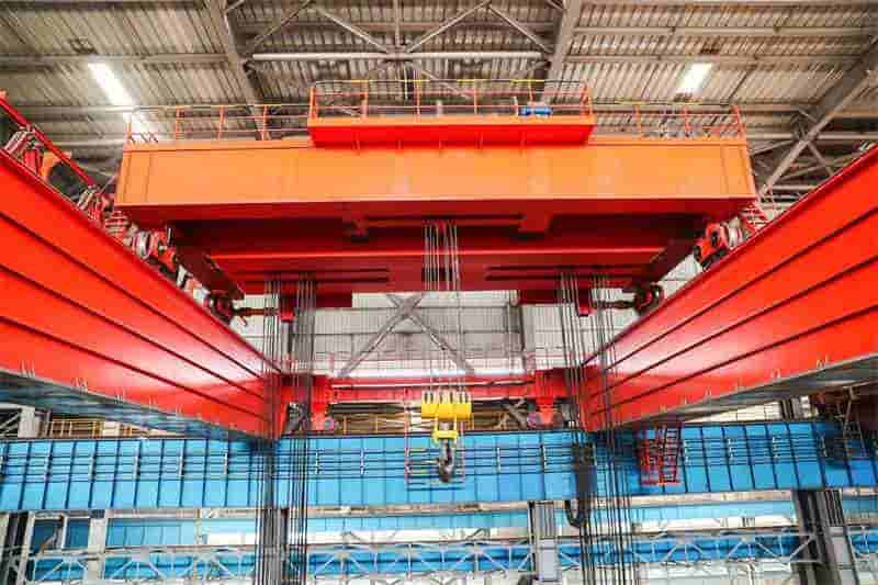 10 ton Double Girder Overhead Crane QD Model with Electric Trolley