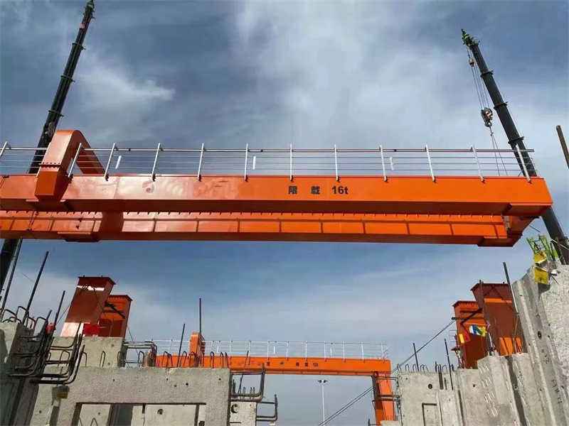 10 ton Double Girder Overhead Crane QD Model with Electric Trolley