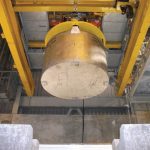 SCX drum retrieval crane at Hunterston, Scotland