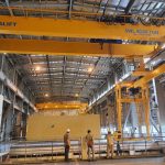 80-ton double girder gantry crane at the Thai Binh