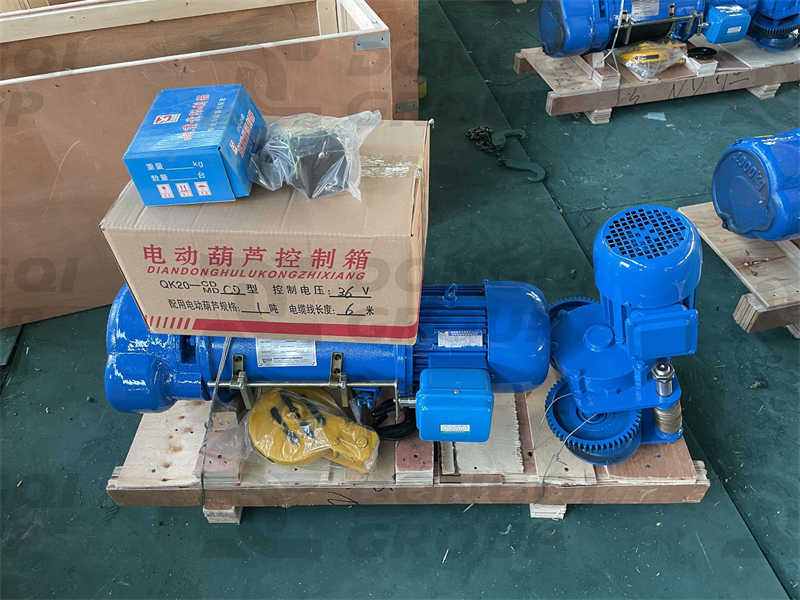 CD type 1 ton electric steel wire rope hoist