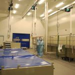 Mennens/Cleanroom Cranes supplied a company specialising in after treatment and cleanroom packaging of components