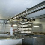 One of LTM’s GIS hoist and cranes at work in the food industry