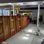 The end user was looking for a method to lift, move and rotate 20ft by 8ft floating docks.
