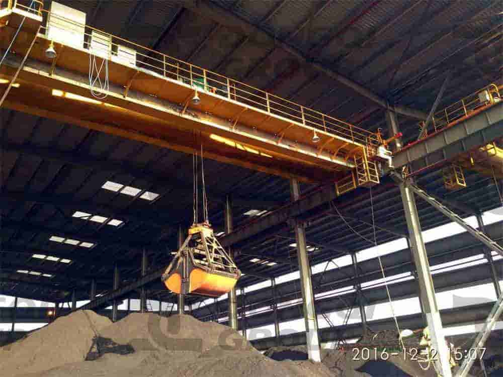 Pakistan 5 Ton grab bridge crane
