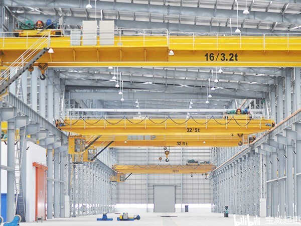 Bridge crane for food processing equipment factory