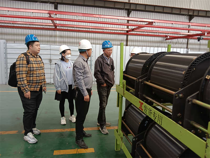 The person in charge of a Saudi engineering project visited Dongqi Crane