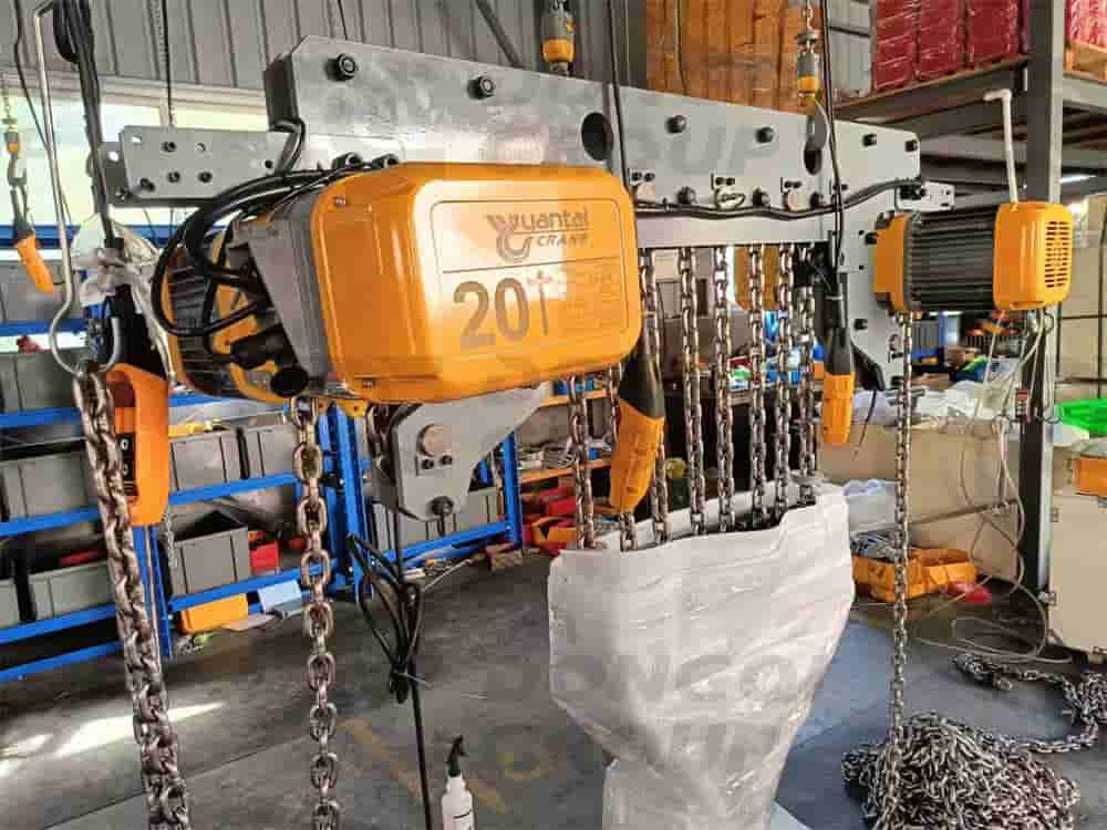 20 tons low headroom chain hoist