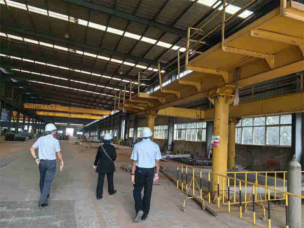 Customers from Malaysia visit Dongqi Crane Group factory (2)