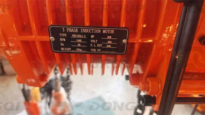2 ton electric chain hoist
