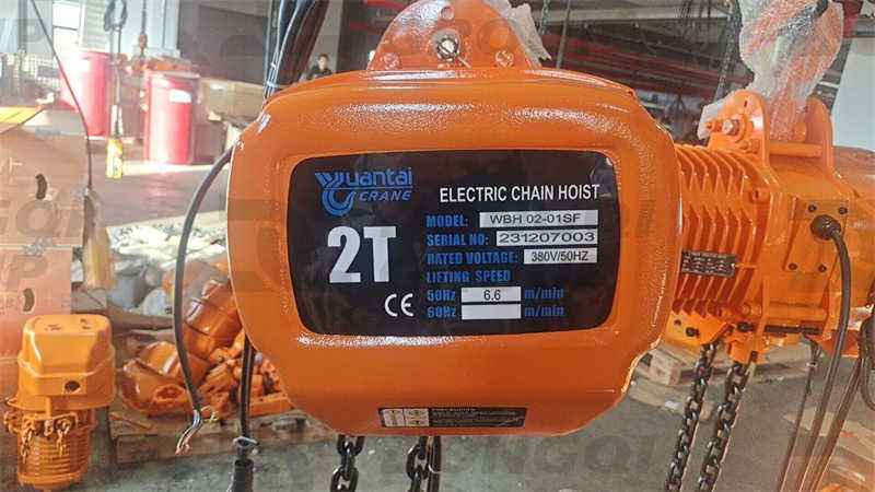 2 ton electric chain hoist