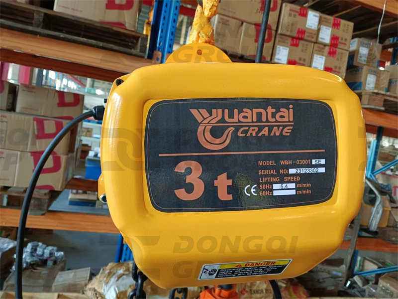 3 ton electric chain hoist