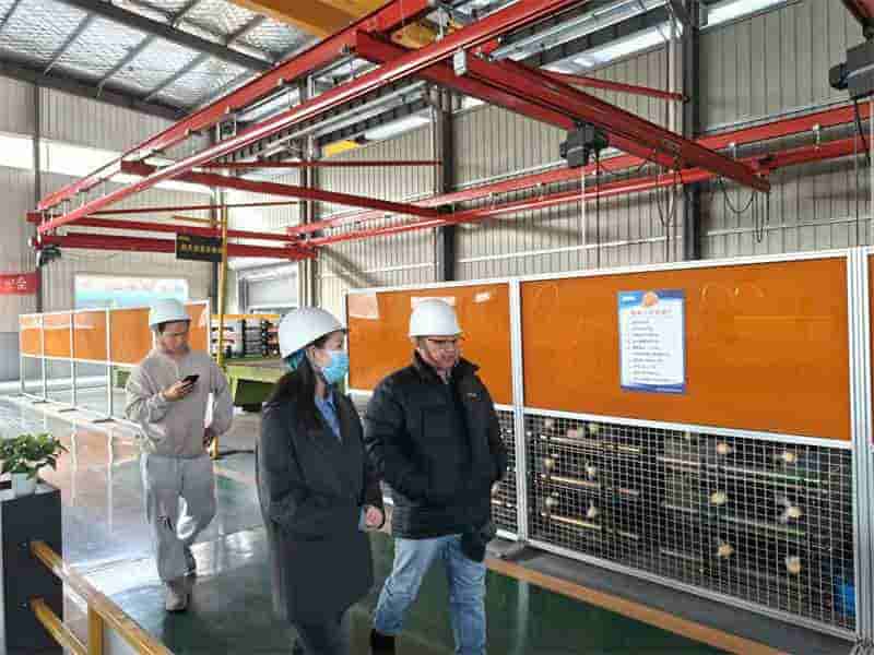 Mongolian customers visited Dongqi Crane Factory