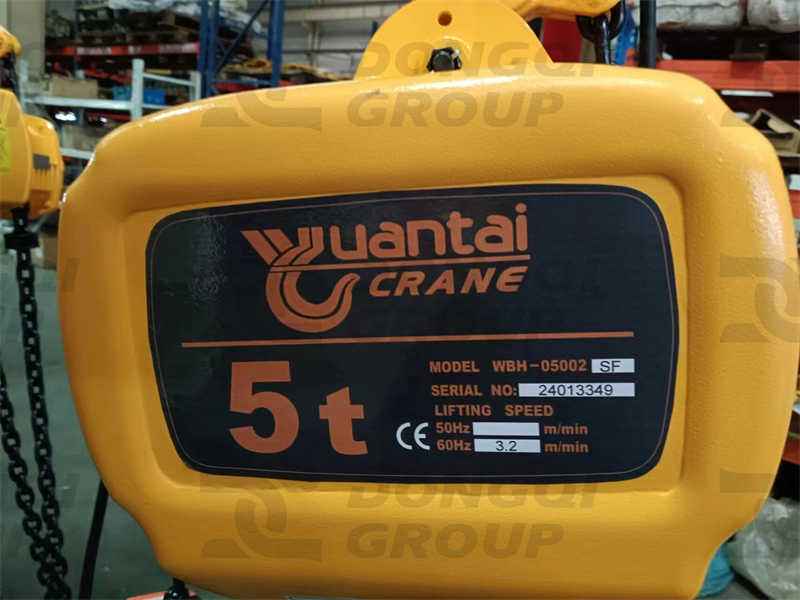 5 ton fixed electric chain hoist