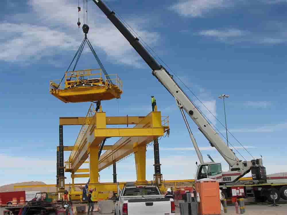 Installation of gantry crane