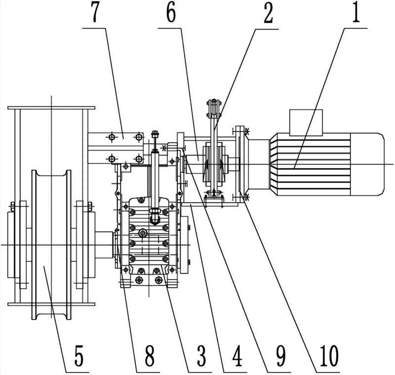 Bridge Crane Trolley Traveling Mechanism