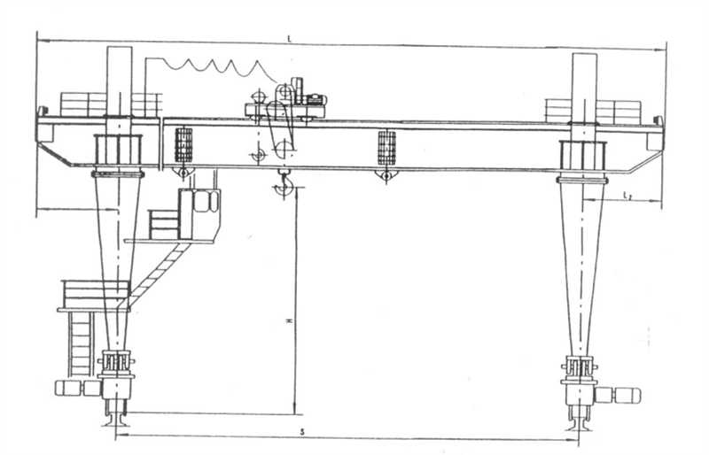 Installation and construction plan for double beam gantry crane