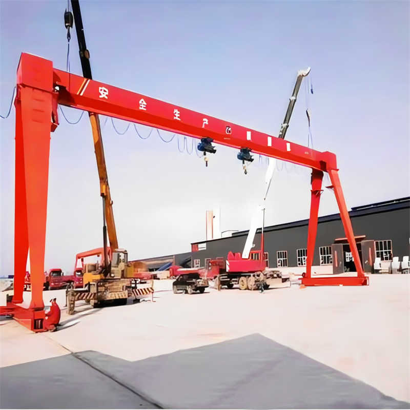 Large-tonnage, long-span single-girder gantry crane