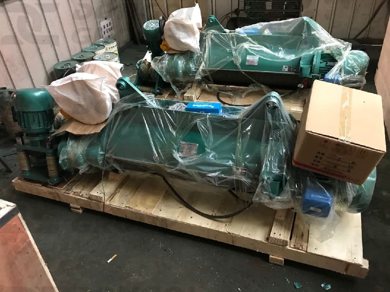 CD type 7t electric wire rope hoists for Thailand factory