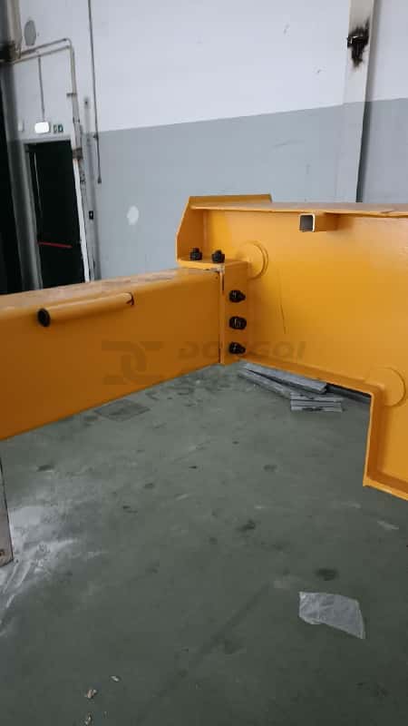 HD-type bridge crane being installed at a factory in Portugal