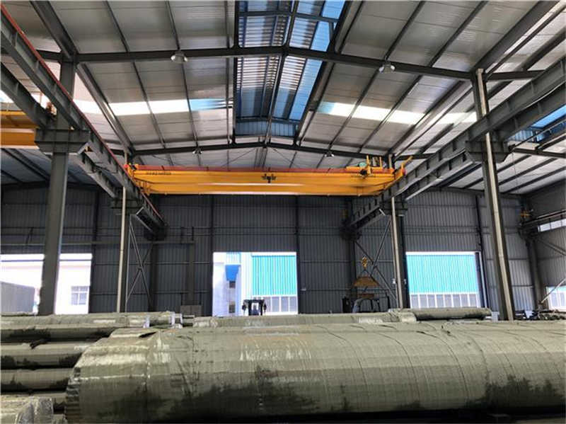 Pipe Bending Factory Double Beam Overhead Crane