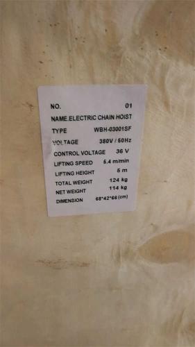 3-tons-electric-chain-hoist-parameters