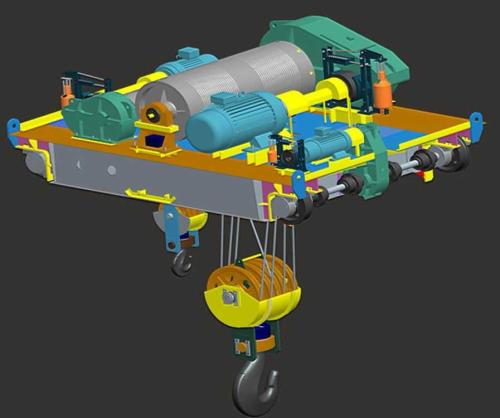 TT-double-dầm-cầu-cẩu-xe đẩy-3d